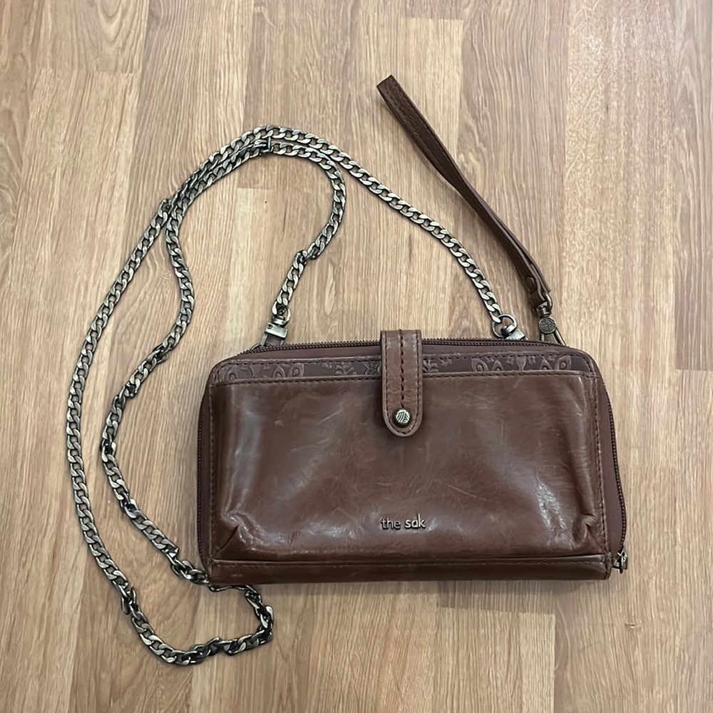 The Sak leather iris convertible wallet